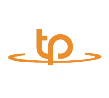 Twin Plaza Mall Logo with text